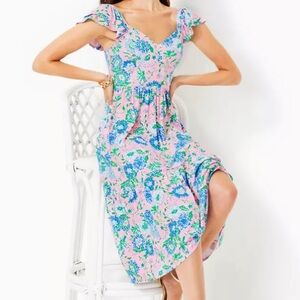 Lily pulitzer Bayleigh Midi Dress size 10